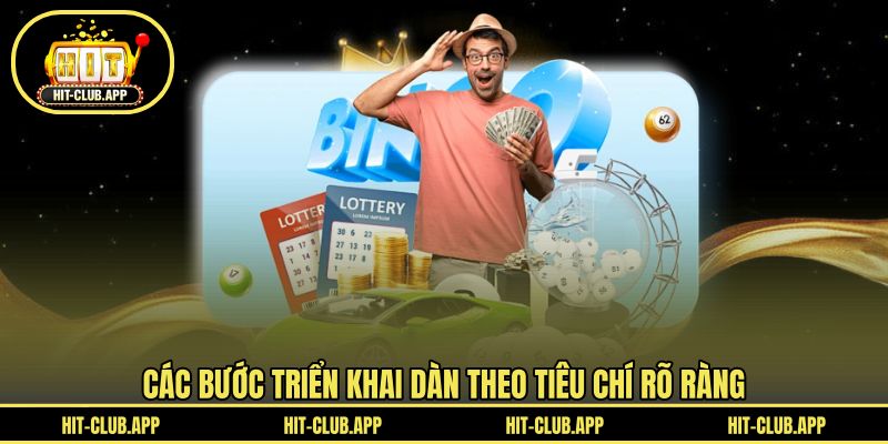 Các bước triển khai dàn theo tiêu chí rõ ràng